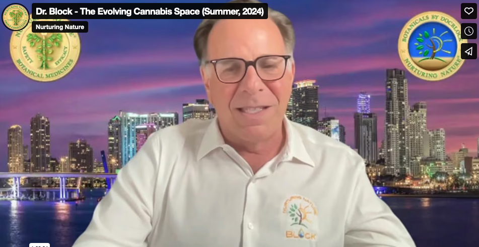 Dr. Block – The Evolving Cannabis Space Summer 2024 1